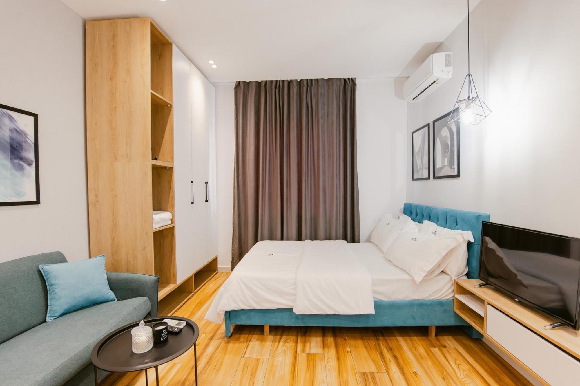 Durres Str Modern Apartments - The Nest ติรานา ภายนอก รูปภาพ