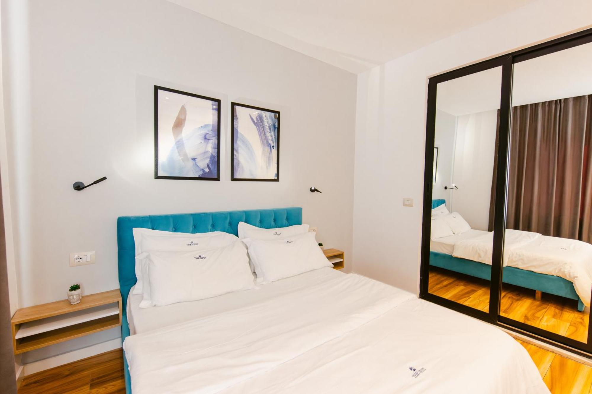 Durres Str Modern Apartments - The Nest ติรานา ภายนอก รูปภาพ